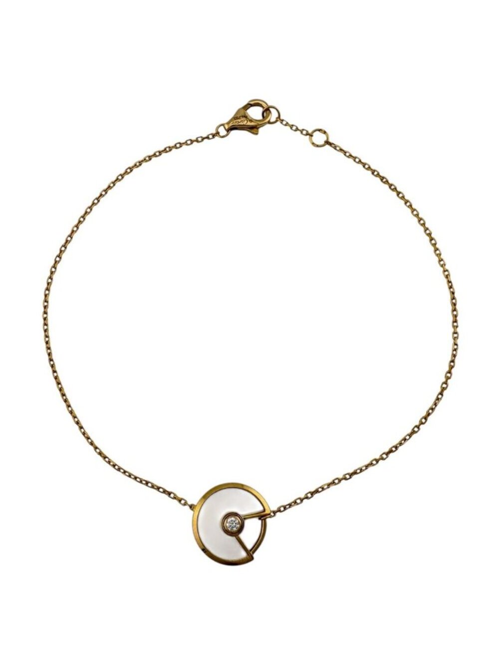 Cartier Amulet Bracelet 18k Yellow Gold Mazar of Pearl - Picture 1 of 5